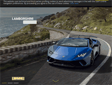 Tablet Screenshot of lamborghini-bucuresti.com